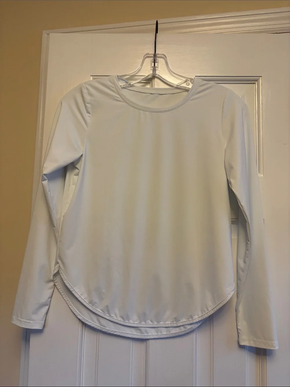 Girls Long-Sleeve Tennis Top, size 150 (size 12 US), pack of 3